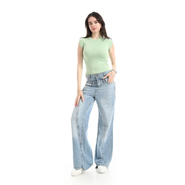 Comfy_Short_Sleeve_Top_-_Light_Green