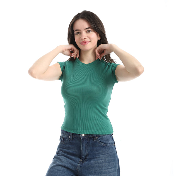 Comfy_Short_Sleeve_Top_-_Green