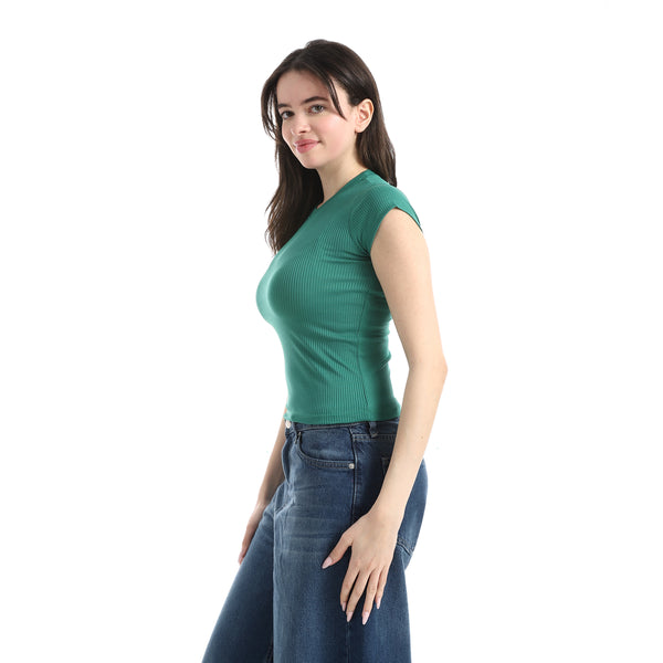 Comfy_Short_Sleeve_Top_-_Green