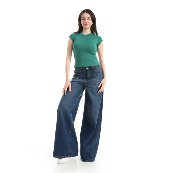 Comfy_Short_Sleeve_Top_-_Green