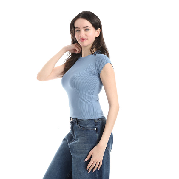 Comfy_Short_Sleeve_Top_-_Light_Blue