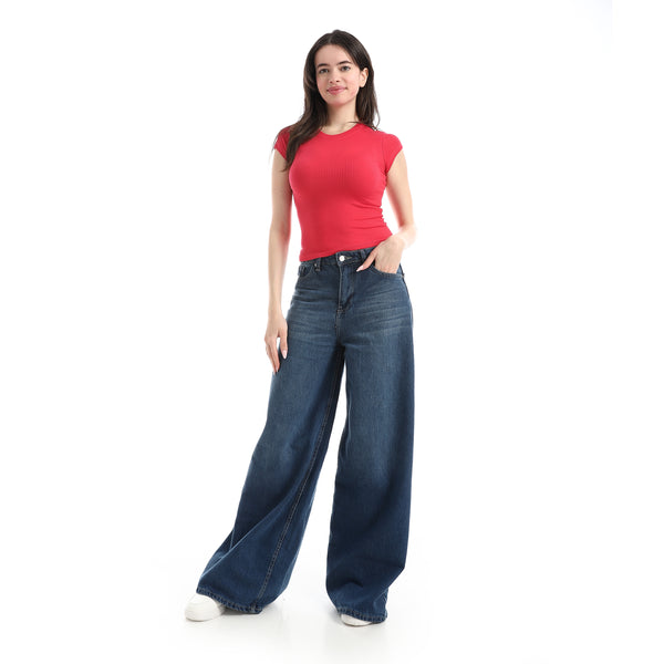 Comfy_Short_Sleeve_Top_-_Watermelon