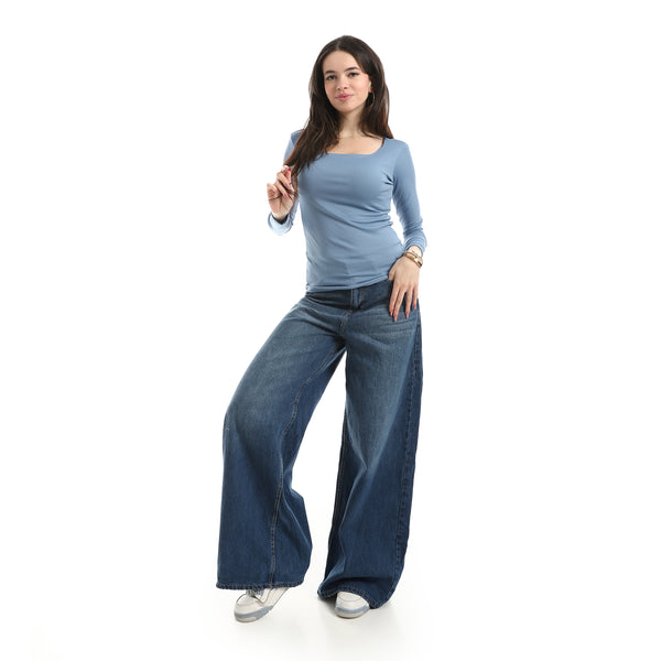 Long_Sleeves_Ribbed_Top_-_Light_Blue