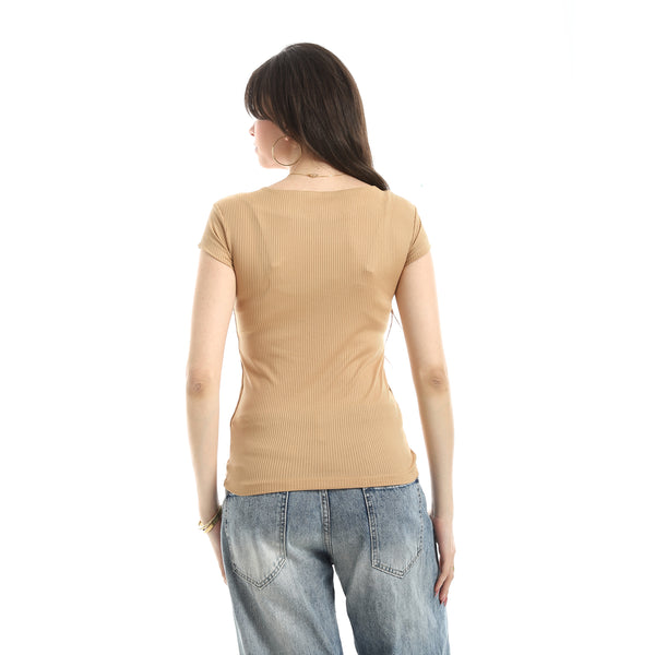 Short_Sleeves_Ribbed_Top_-_Beige