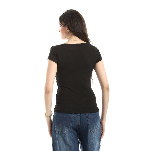 Short_Sleeves_Ribbed_Top_-_Black
