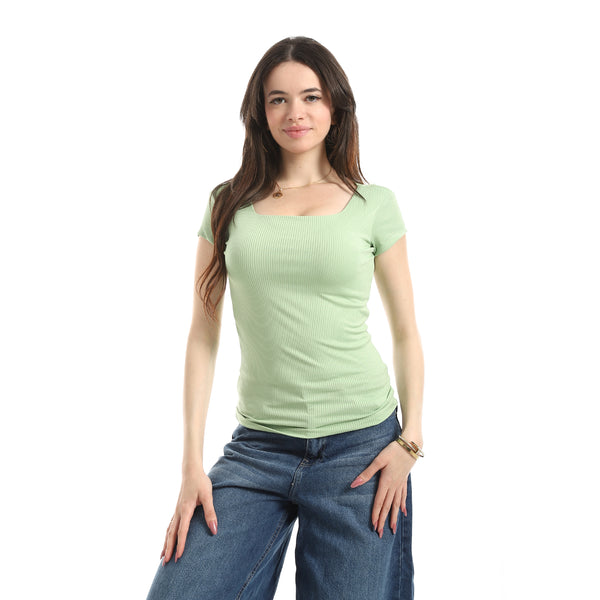 Short_Sleeves_Ribbed_Top_-_Light_Green