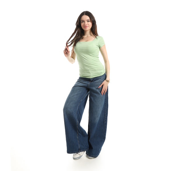 Short_Sleeves_Ribbed_Top_-_Light_Green