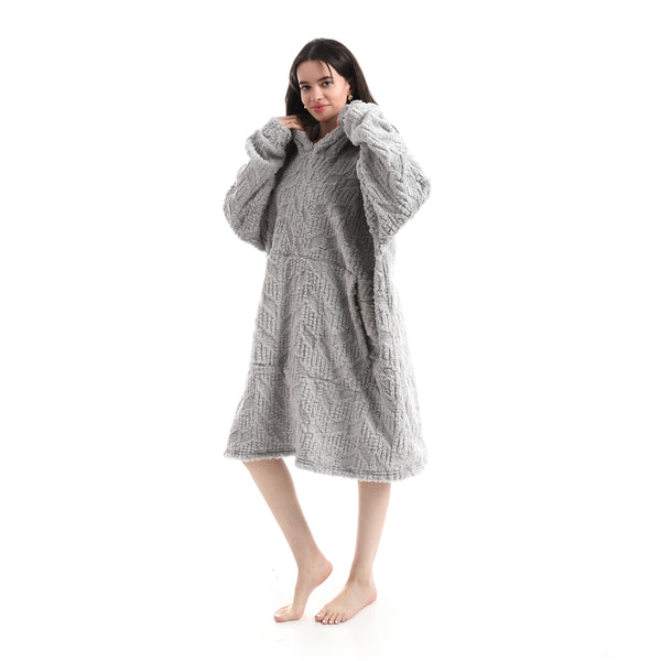 Wearable_Blanket_With_Hoodie_-_Gray