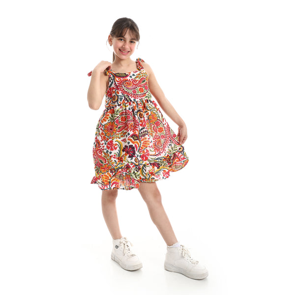 Floral_Summer_Tie_Dress___Red_&_White