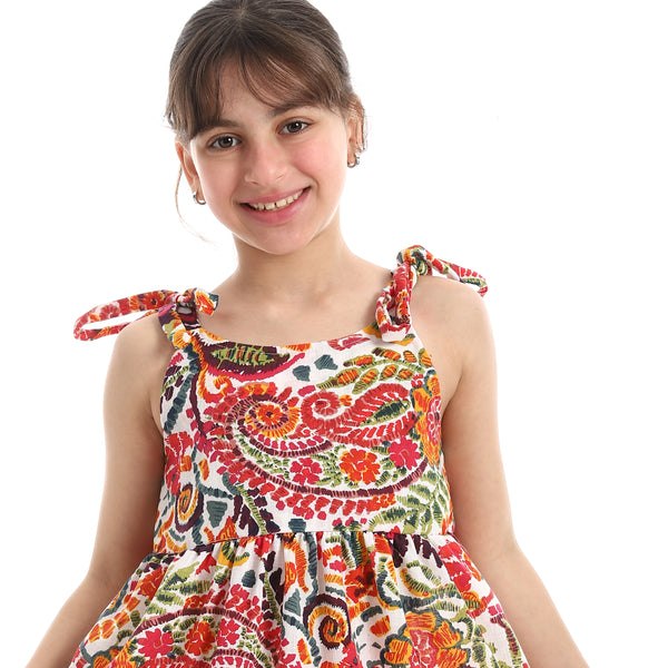 Floral_Summer_Tie_Dress___Red_&_White