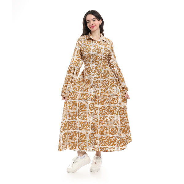 Comfy_Long_Sleeve_Drees_-_Camel_&_White