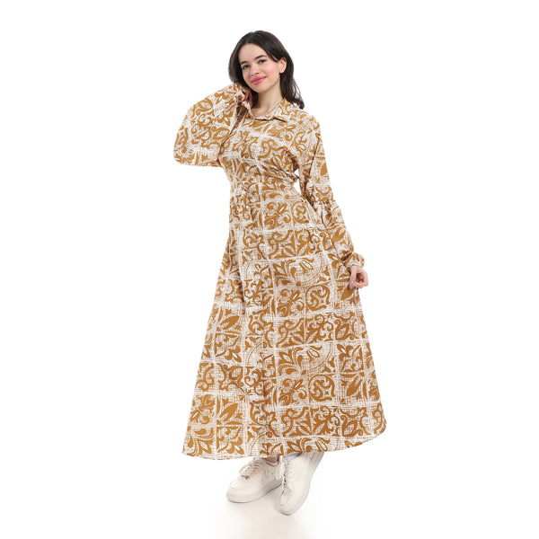 Comfy_Long_Sleeve_Drees_-_Camel_&_White
