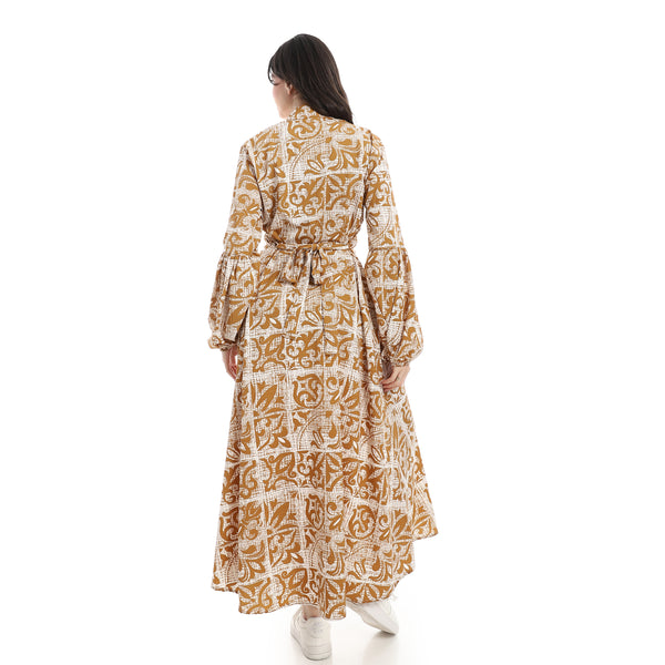 Comfy_Long_Sleeve_Drees_-_Camel_&_White