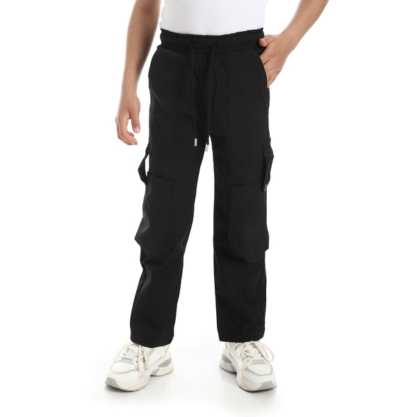 _Cargo_Pants_With_Pockets_-Black