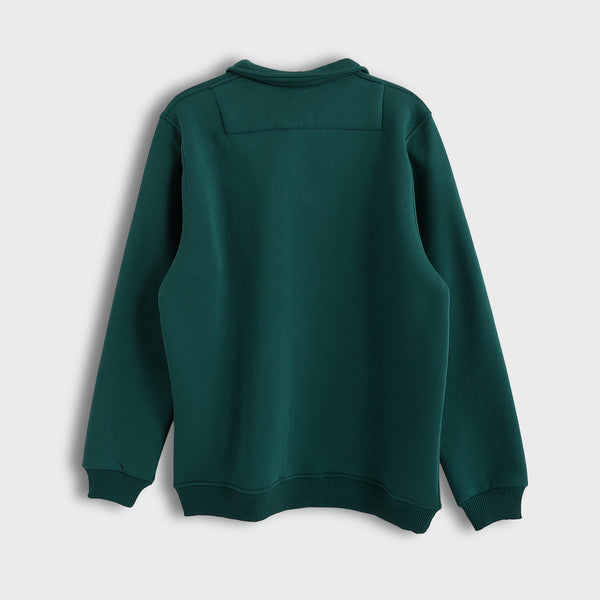 Zippered_Funnel_Neck_Sweatshirt_-_Green