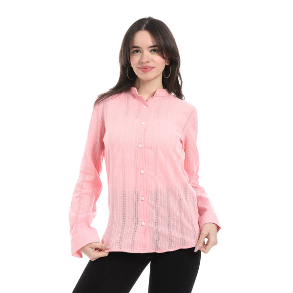 Casual_Blouse_For_Summer_-_Rose
