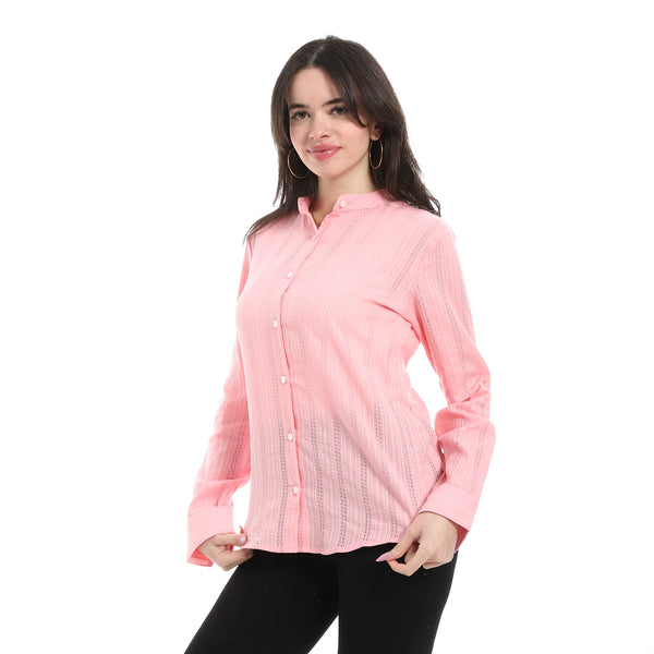 Casual_Blouse_For_Summer_-_Rose