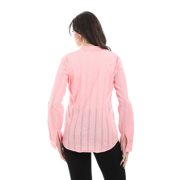 Casual_Blouse_For_Summer_-_Rose