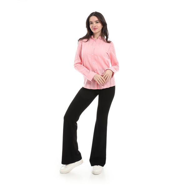 Casual_Blouse_For_Summer_-_Rose