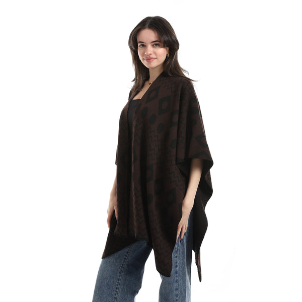 Elegant_Cape_Oversize__Black_&_Brown