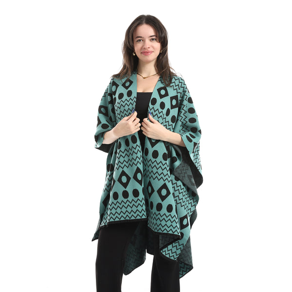 Elegant_Cape_Oversize__Mint_Green_&_White