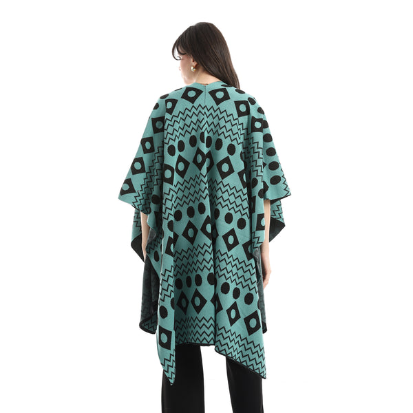 Elegant_Cape_Oversize__Mint_Green_&_White