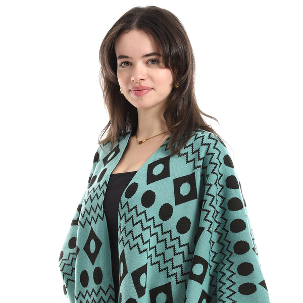 Elegant_Cape_Oversize__Mint_Green_&_White