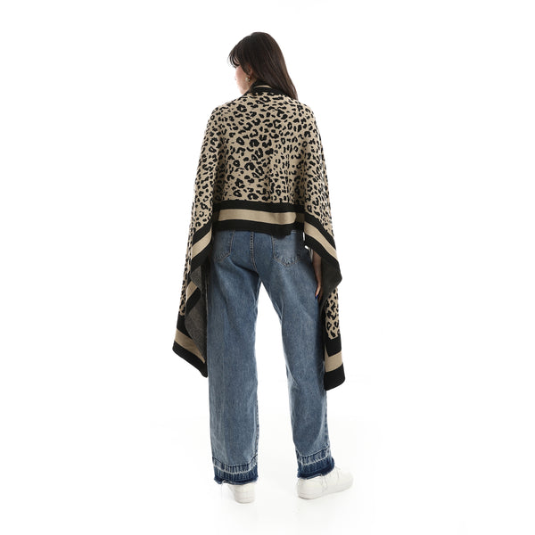 Casual_Shawl_With_Multicolour_Black