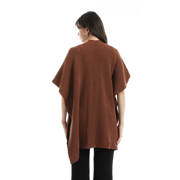 Brown_Regular_Fit_Cape