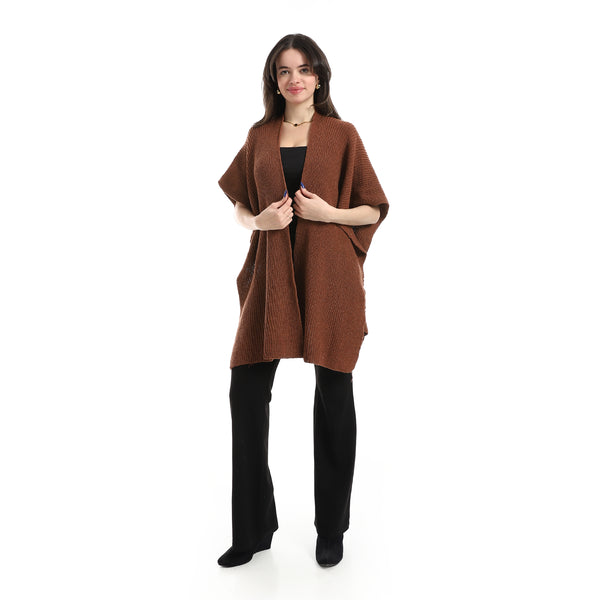 Brown_Regular_Fit_Cape