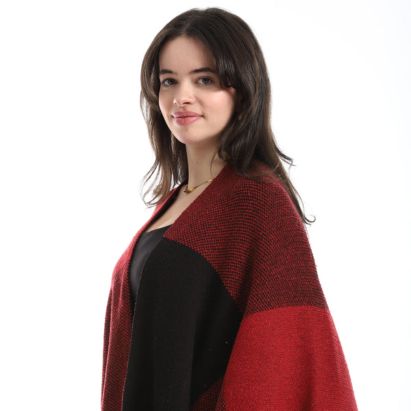 Comfy_Cape_Open_Front__Black_&_Red