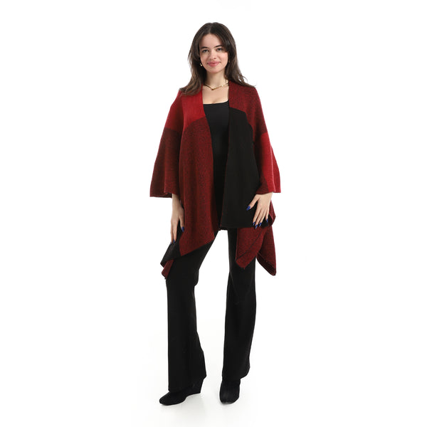 Comfy_Cape_Open_Front__Black_&_Red
