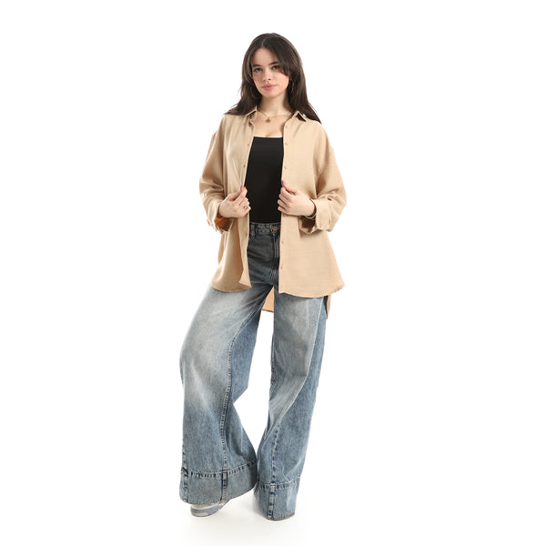 Solid_Cozy_Beige_Shirt_-_Beige