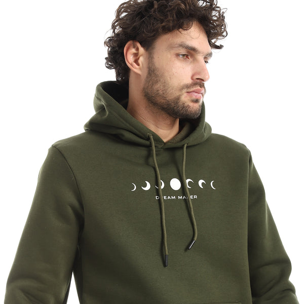 Cotton_Printed_Hoodie_-_Olive