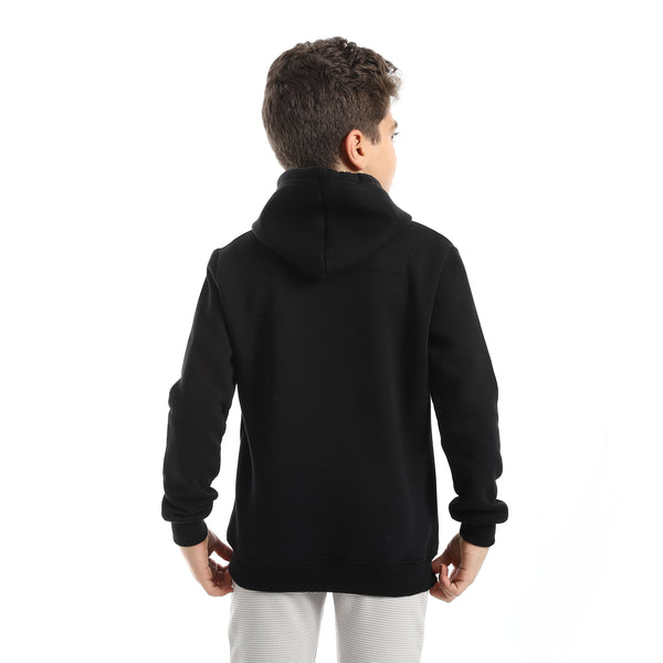 Black_Sweatshirt_Long_Sleeves_Printed_pattern_Heather_Black