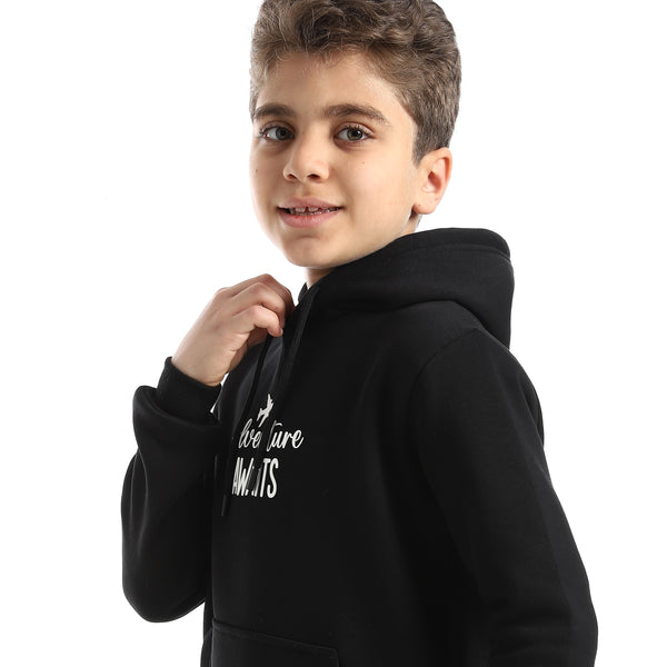Black_Sweatshirt_Long_Sleeves_Printed_pattern_Heather_Black