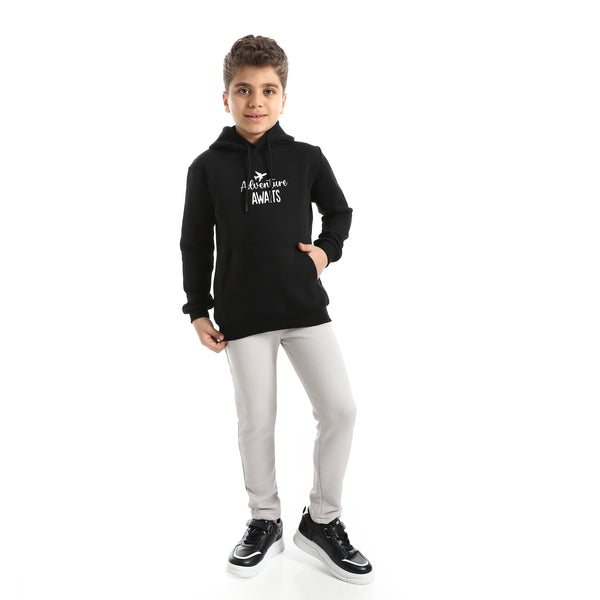 Black_Sweatshirt_Long_Sleeves_Printed_pattern_Heather_Black