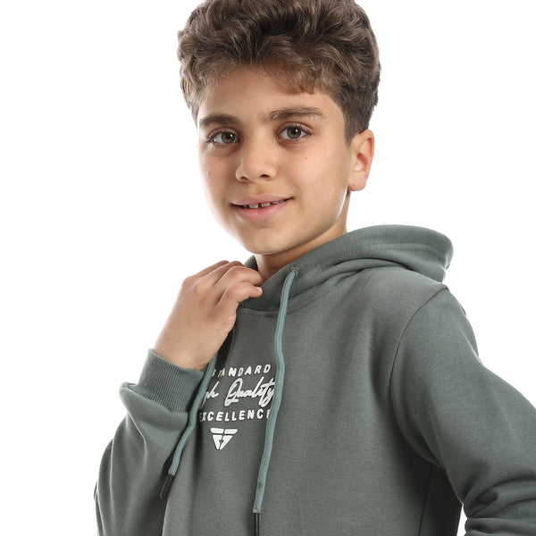 Printed_Long_Sleeves_Hoodie_-_Olive