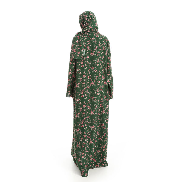 Patterned_Isdal_for_Women_-_Green_&_Pink
