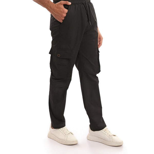 Elastic_Waist_with_Drawstring_Cargo_Pants_-_Black