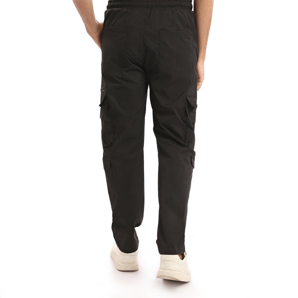Elastic_Waist_with_Drawstring_Cargo_Pants_-_Black