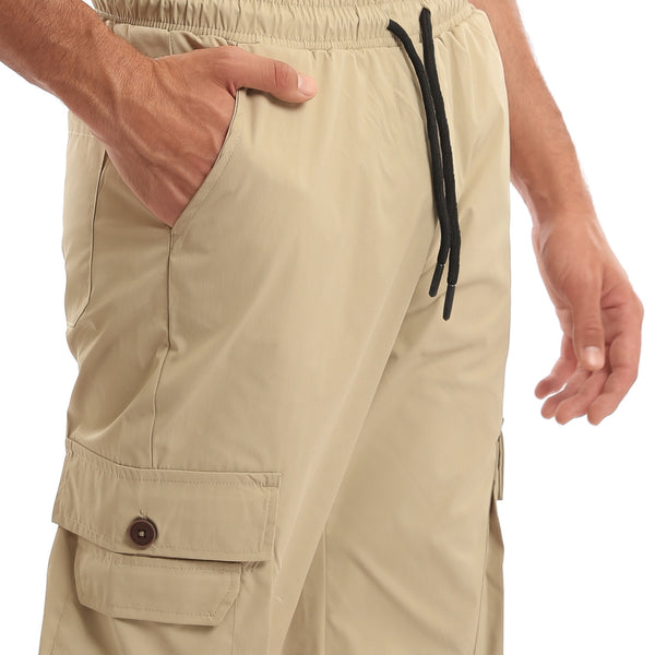 Elastic_Waist_with_Drawstring_Cargo_Pants_-_Dark_Beige