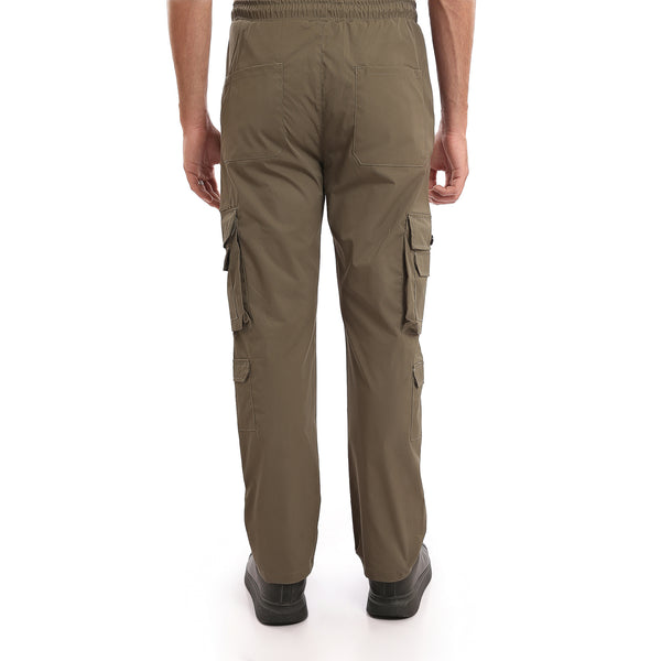 Elastic_Waist_with_Drawstring_Cargo_Pants_-_Dark_Khaki