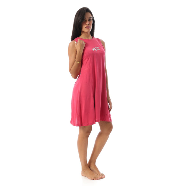 Sleeveless_Printed_Comfy_Sleepshirt_-_Fuchsia
