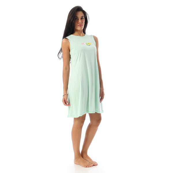 Sleeveless_Printed_Comfy_Sleepshirt_-_Mint_Green