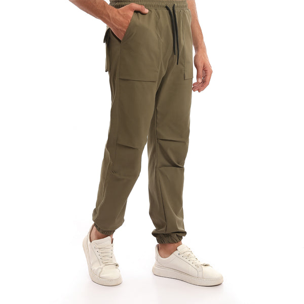 Comfy_Solid_Cotton_Pants_with_Hem_-_Dark_Olive
