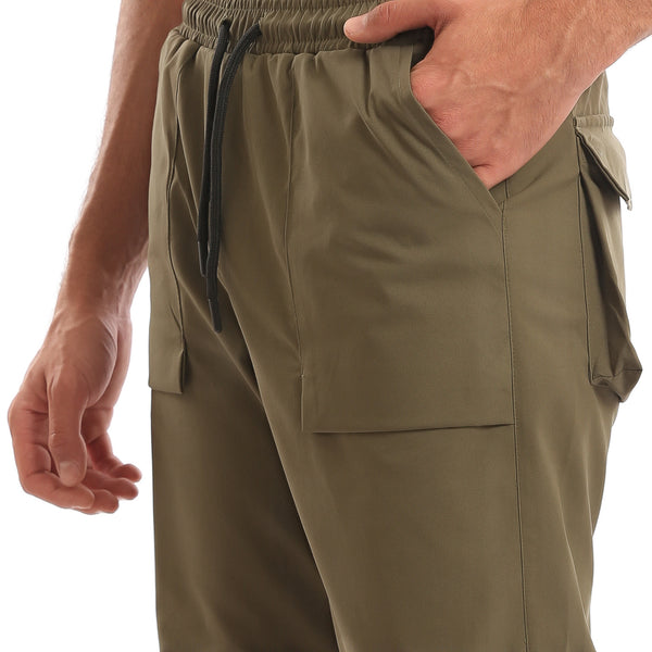 Comfy_Solid_Cotton_Pants_with_Hem_-_Dark_Olive