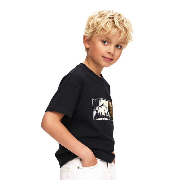 Boys_Round_Neck_Casual_Tee_-_Navy_Blue