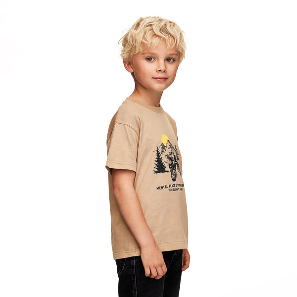 Boys_Shorts_Sleeves_Printed_Tee_-_Dark_Beige