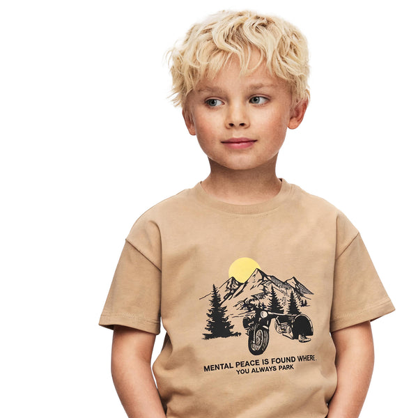 Boys_Shorts_Sleeves_Printed_Tee_-_Dark_Beige